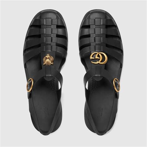 scarpe nere sandalo con borchiette gucci|Acquista Gucci Slides & Sandals Scarpe e sneakers nuove .